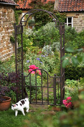 Extra Heavy Duty Garden Arch with Gate (Mackintosh)