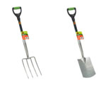 Carbon Garden Border Fork and Spade