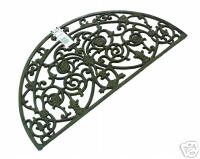 Burghley cast iron door mat