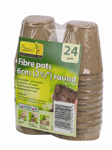 24 Seed Fibre Pots (6cm)