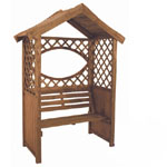 Wooden Garden Arbor