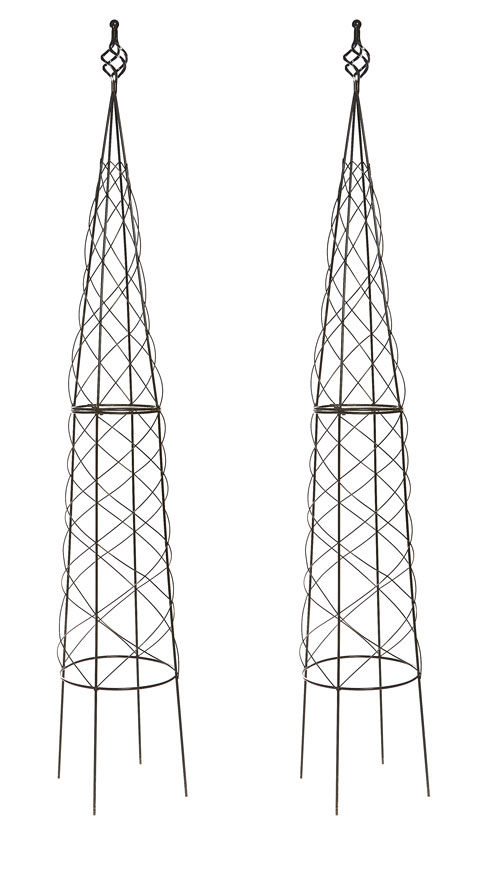 1.6m Twist Garden Obelisk 2Pcs