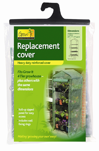 Replacement heavy duty 4 mini greenhouse cover