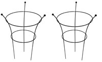 Set of 2 x Herbaceous Plant Support 40cm