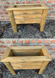 Raised Wooden Garden Planter Box Extra Deep