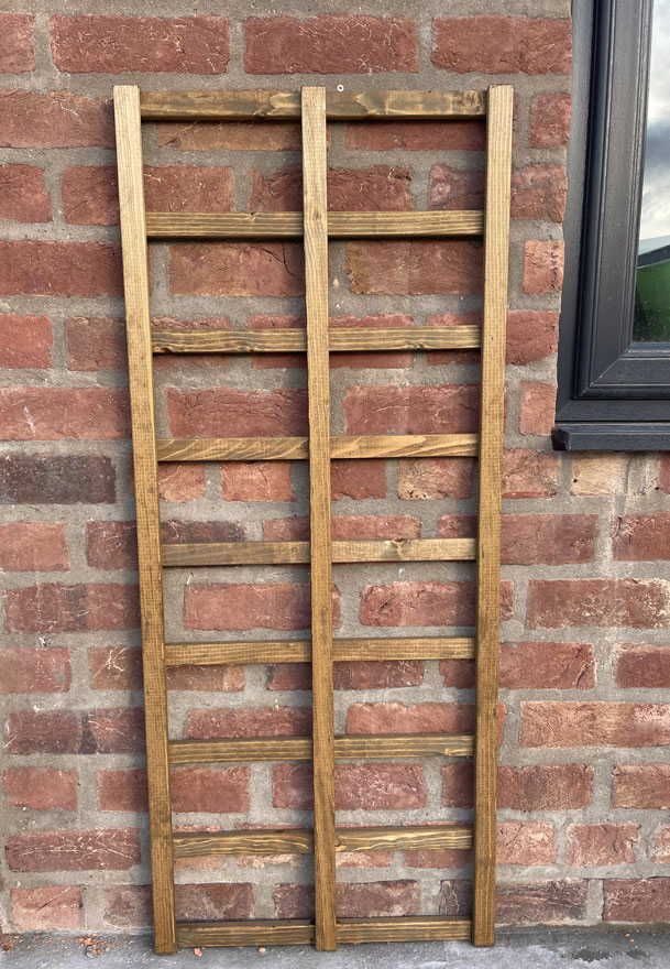 Wooden Trellis Fence Panel Brown 150cm