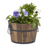 Small Burntwood Tub Planter 