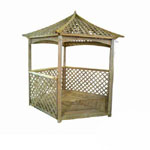 Wooden Hexagonal Gazebo
