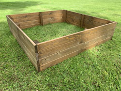 Raised Wooden Herb Beds