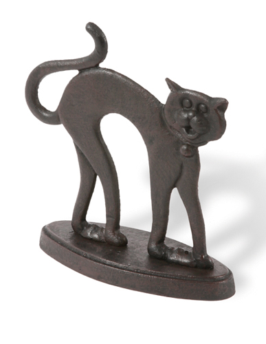 Cast Iron Cat Door Stop