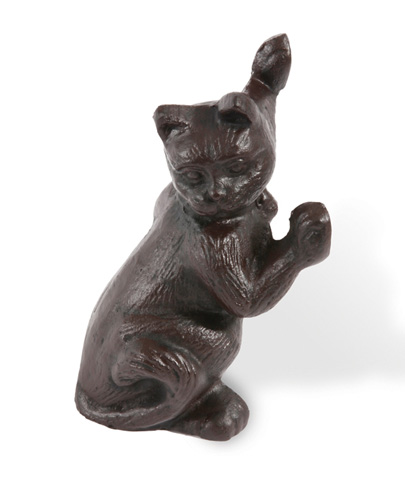 Kitten Cast Iron Door Stop 