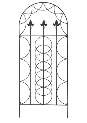 Garden Wall Trellis - Fleur de Lys Design