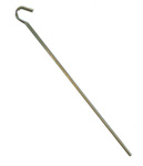 Garden Pegs - Galvanised Rod - 10 Pack