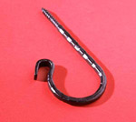 Screw in Hammered  'J' Hook