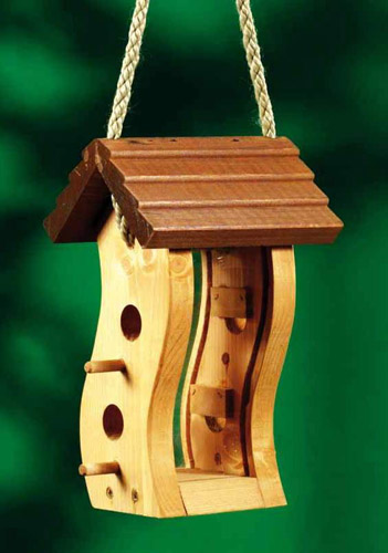 Curvy Seed Bird Feeder