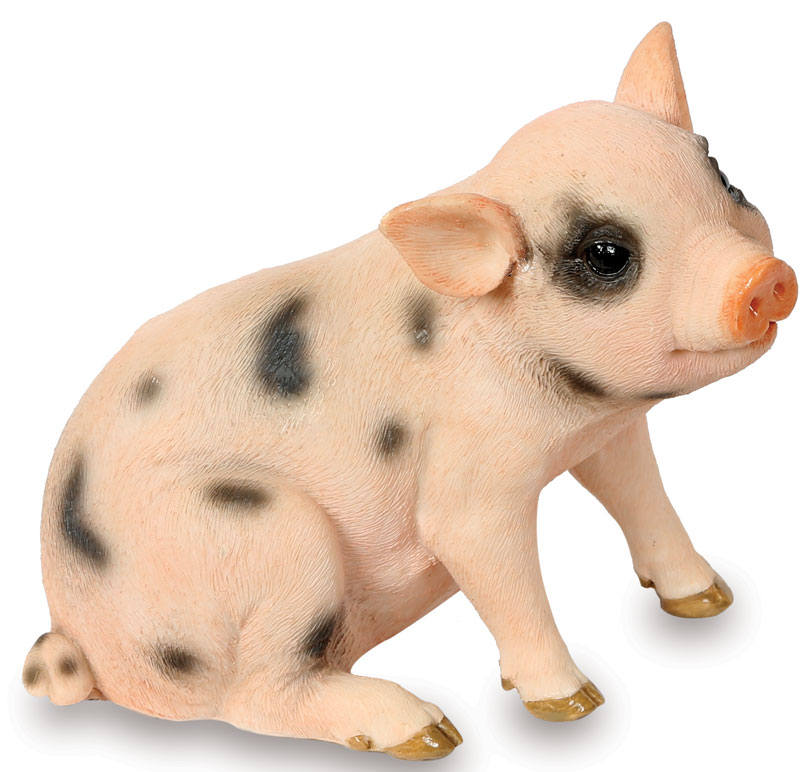 Sitting Piglet Ornament  