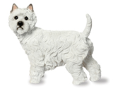 Westie Standing Dog Garden Ornament