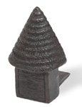 Cone Tree Cast Iron Door Stop 