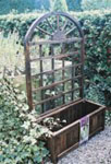 Trellis Backed Planter