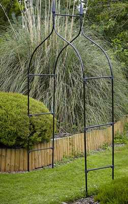 Gothic Style Black Garden Arch