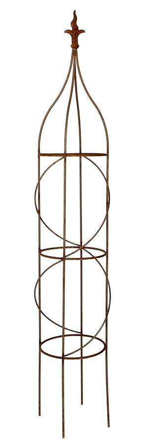 1.5m Rusted Metal Aston Garden Obelisk 