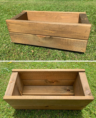 Balcony Wooden Planter 400mm