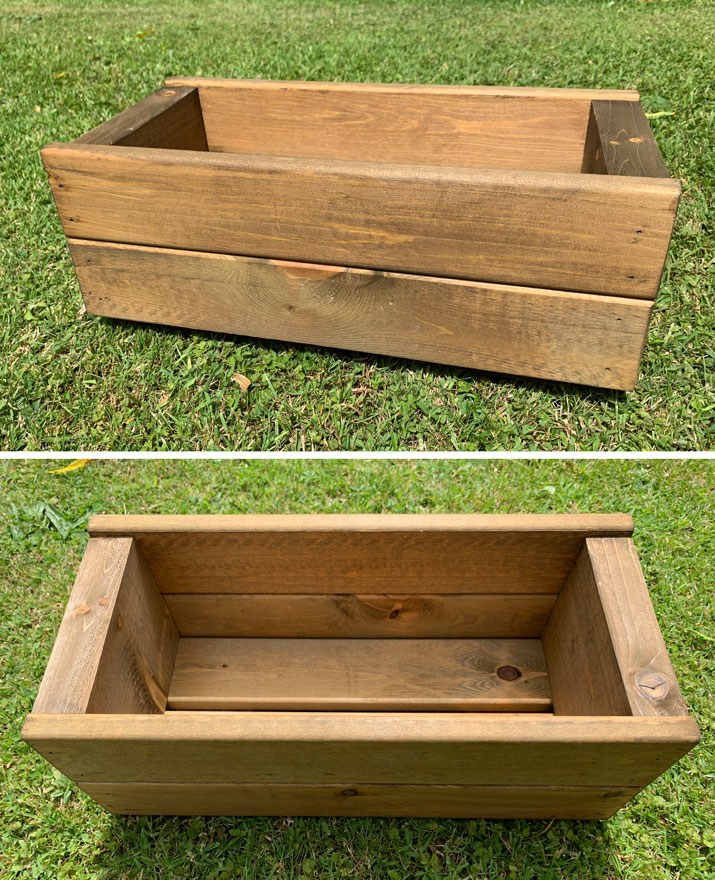 Balcony Wooden Planter 400mm