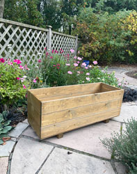 Plant Container Trough Planter Wooden Planter Box 90cm