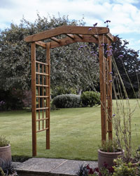Bilbury Wooden Garden Arch