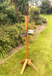 Decorative Garden Bird Feeding Station And Stand