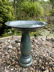 Large Ceramic Water Bird Bath