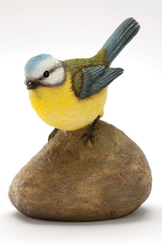 Bird Ornament On Stone