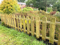 Large Picket Fence Panels Set of 2