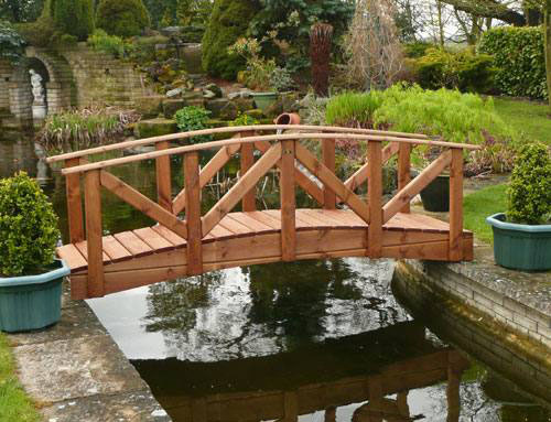 Wooden Garden Bridge (4 Feet)