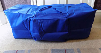 Christmas tree storage bag - blue