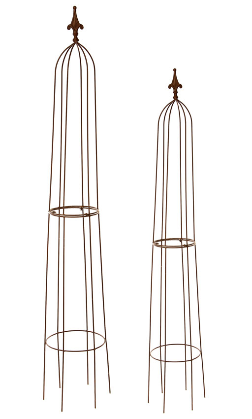 Chestnut Garden Obelisks 2Pcs