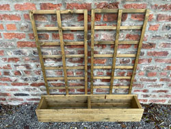 Trough with trellis