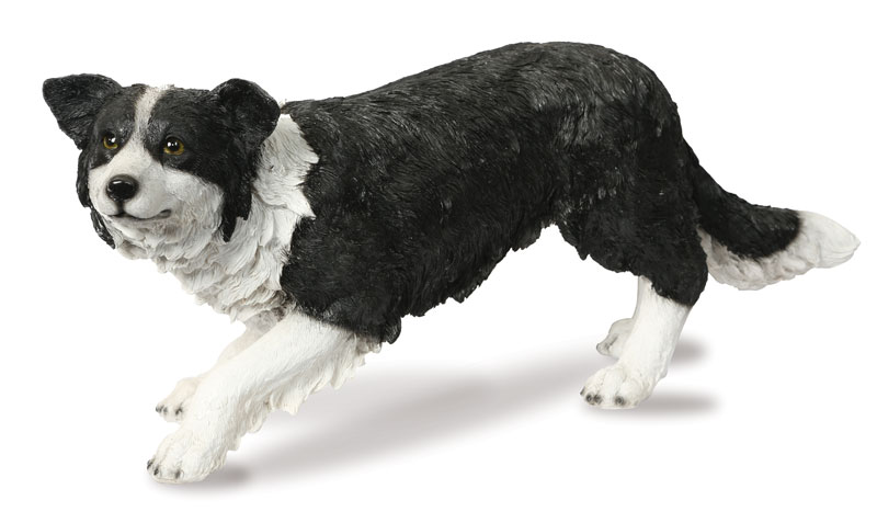 Border Collie Sheep Dog Garden Ornament