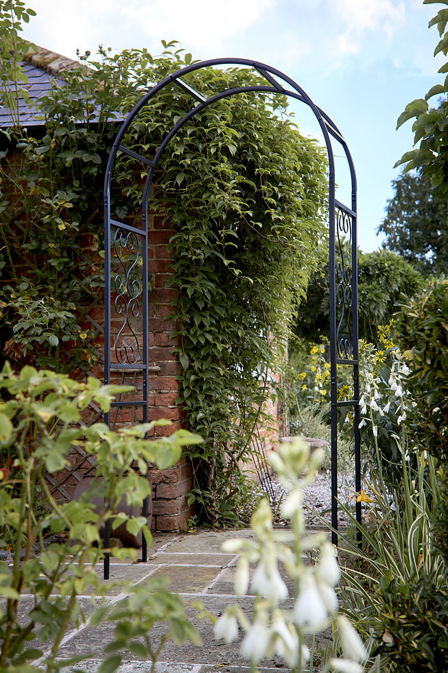 Metal Garden Arch Rose Trellis 