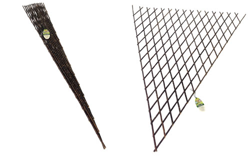 1.8m x 0.9m Expanding Willow Fan Trellis