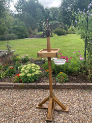 Ultimate Wooden Table Bird Feeding Station Stand