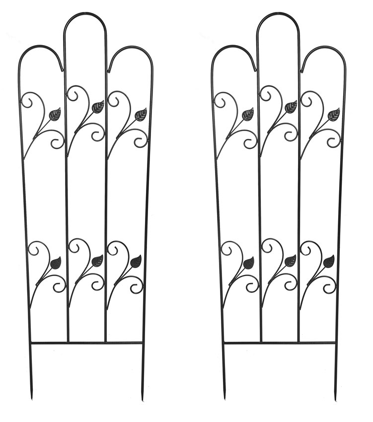 Decorative Flower Trellises Set of 2 