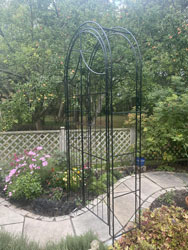 Garden Arch with High Gates