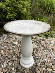 Large Ceramic Garden Bird Bath
