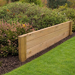 Wooden Garden Edging