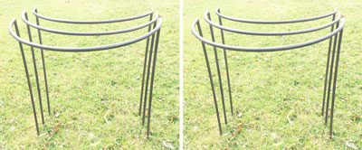 Pacl of 6 x Heavy Duty Garden Border Hoops