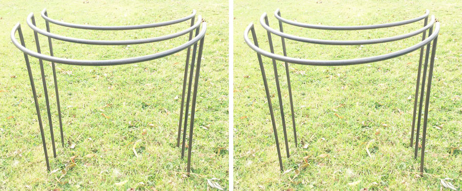 Pacl of 6 x Heavy Duty Garden Border Hoops