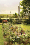 Metal Garden Obelisks