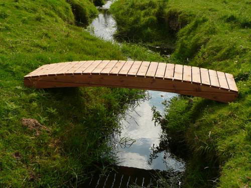 Wood Garden Bridge (7 Feet)