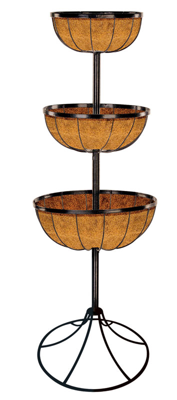 Three Tier Georgian Metal Flower Planter 